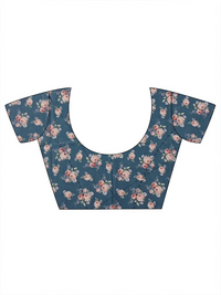 Thumbnail for Saree Mall Blue & Mauve Ombre Dyed Sarees - Distacart