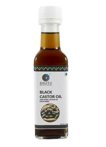 Dhatu Organics & Naturals Black Castor Oil - Distacart