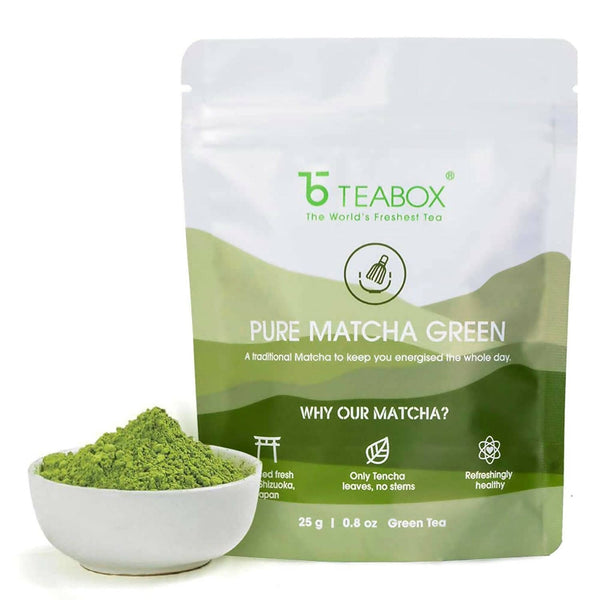 Teabox Pure Matcha Green Tea Powder - Distacart