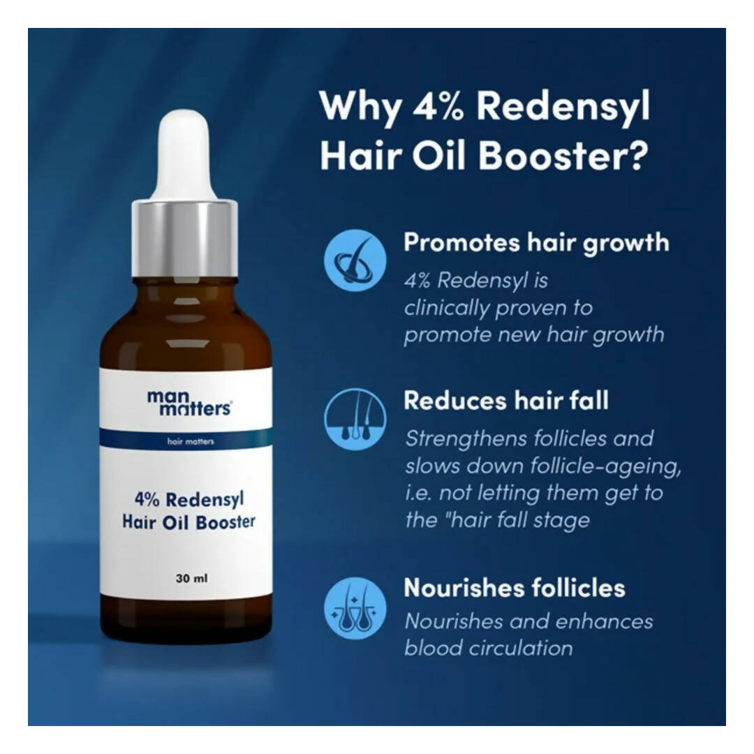 Man Matters 4% Redensyl Hair Oil Booster - Distacart