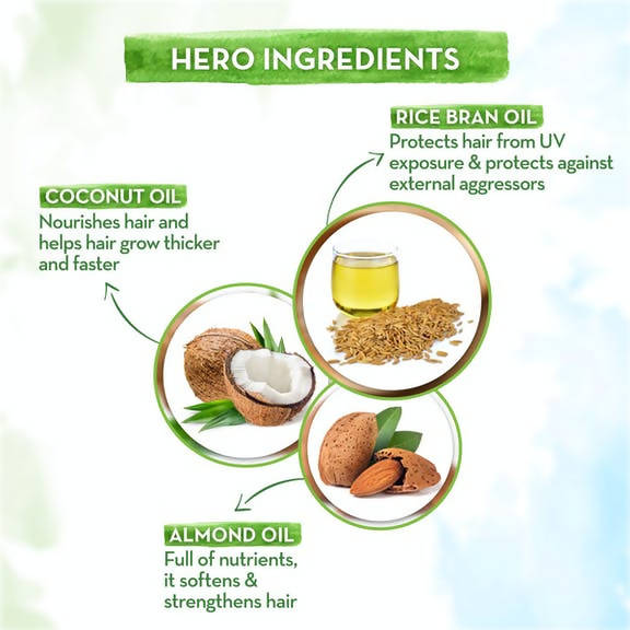 Mamaearth Rice Hair Oil with Rice Bran & Coconut Oil For Damage Repair - Distacart