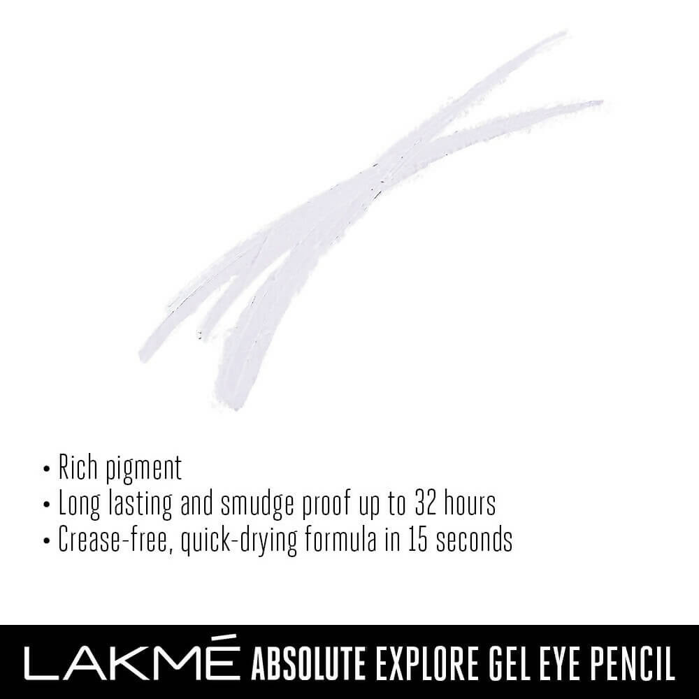 Lakme Absolute Explore Eye Pencil - Ethereal White - Distacart