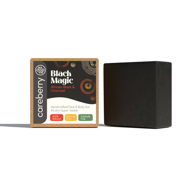 Careberry Black Magic African Black & Charcoal HandCrafted Bar - Distacart
