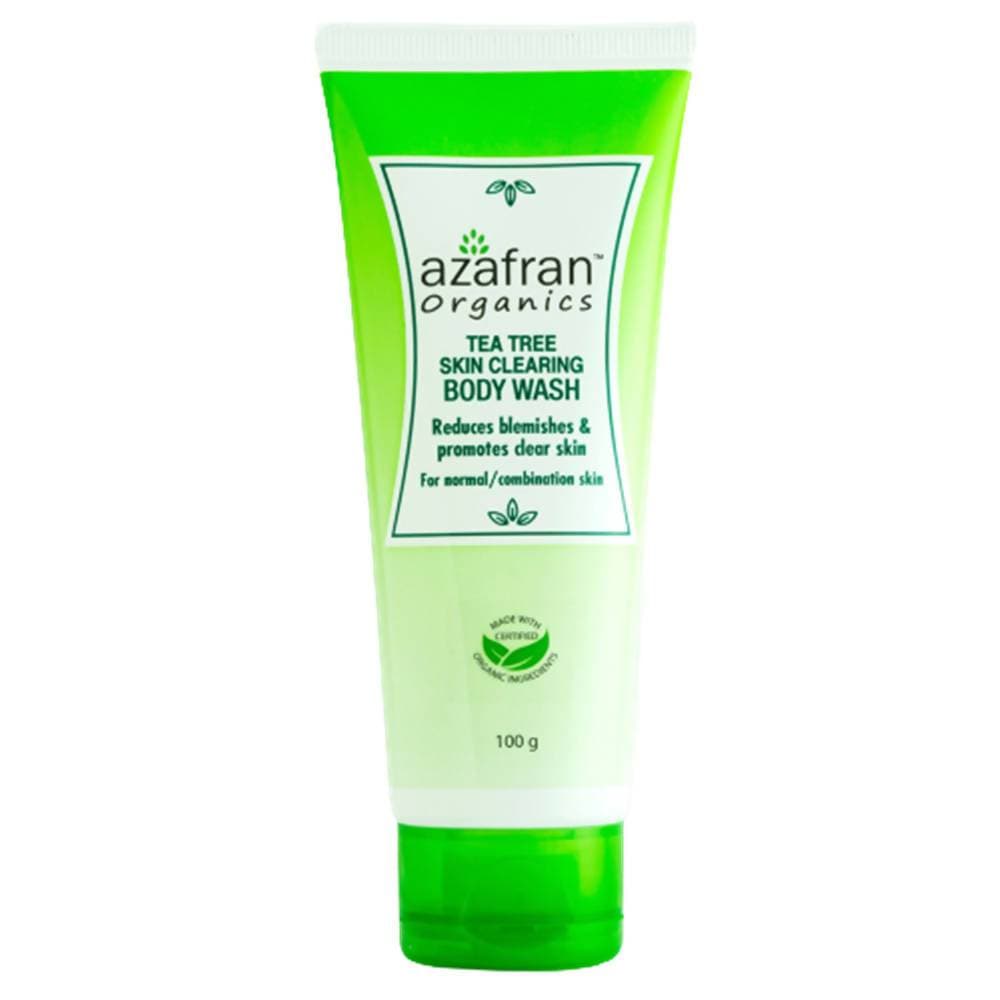 Azafran Organics Tea Tree Skin Clearing Body Wash - Distacart