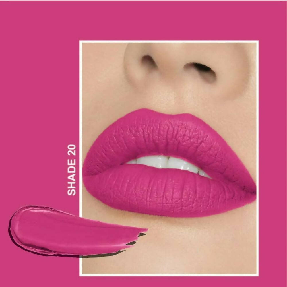 Flicka Tomato Purple Matte Finish Lipstick Shade 20 - Distacart