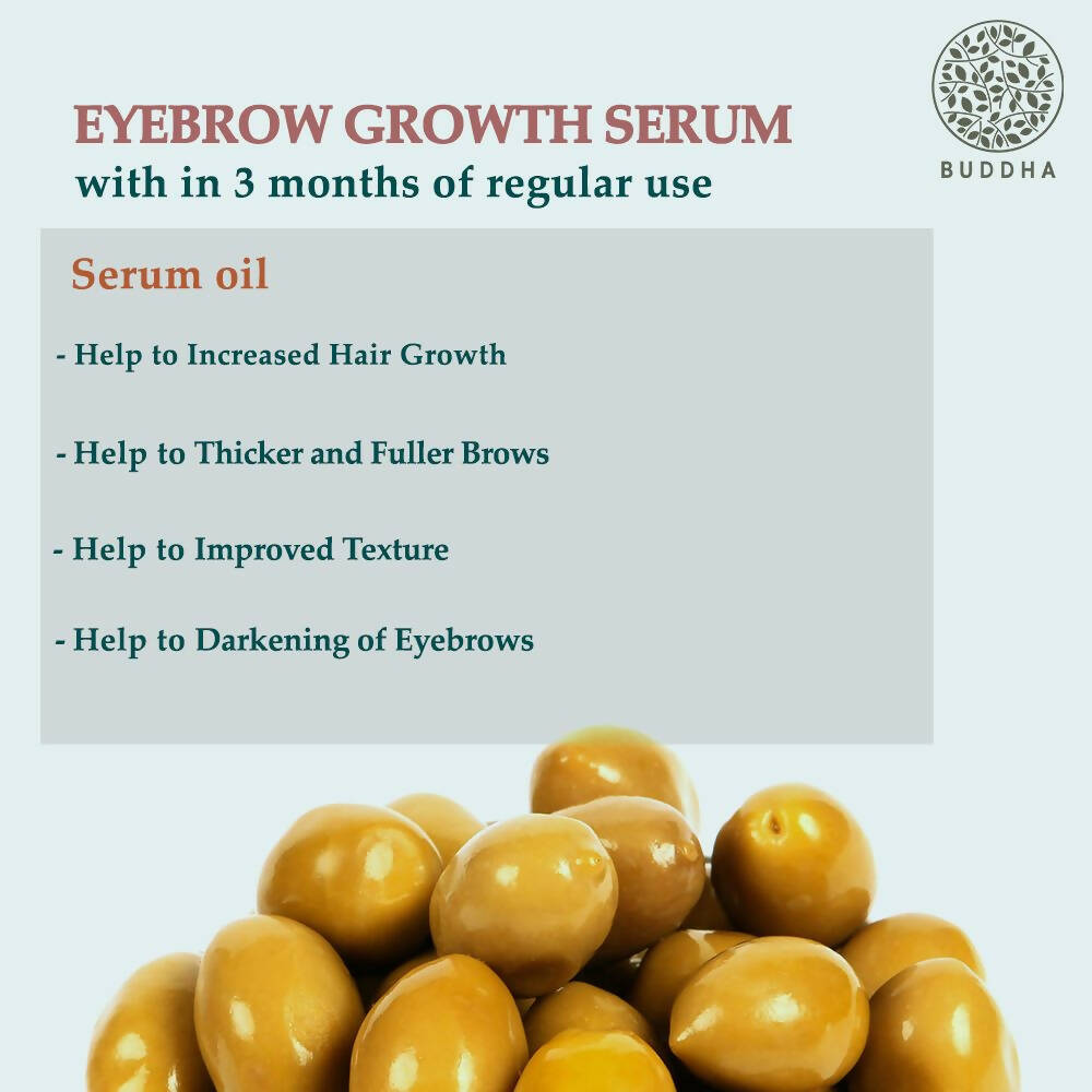 Buddha Natural Eyebrow Growth Serum Oil - Distacart