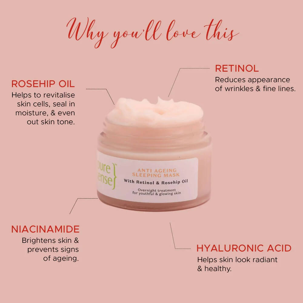 PureSense Anti-Ageing Sleeping Mask - Distacart