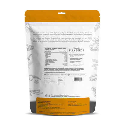 Just Jaivik Organic Flax Seeds - Distacart