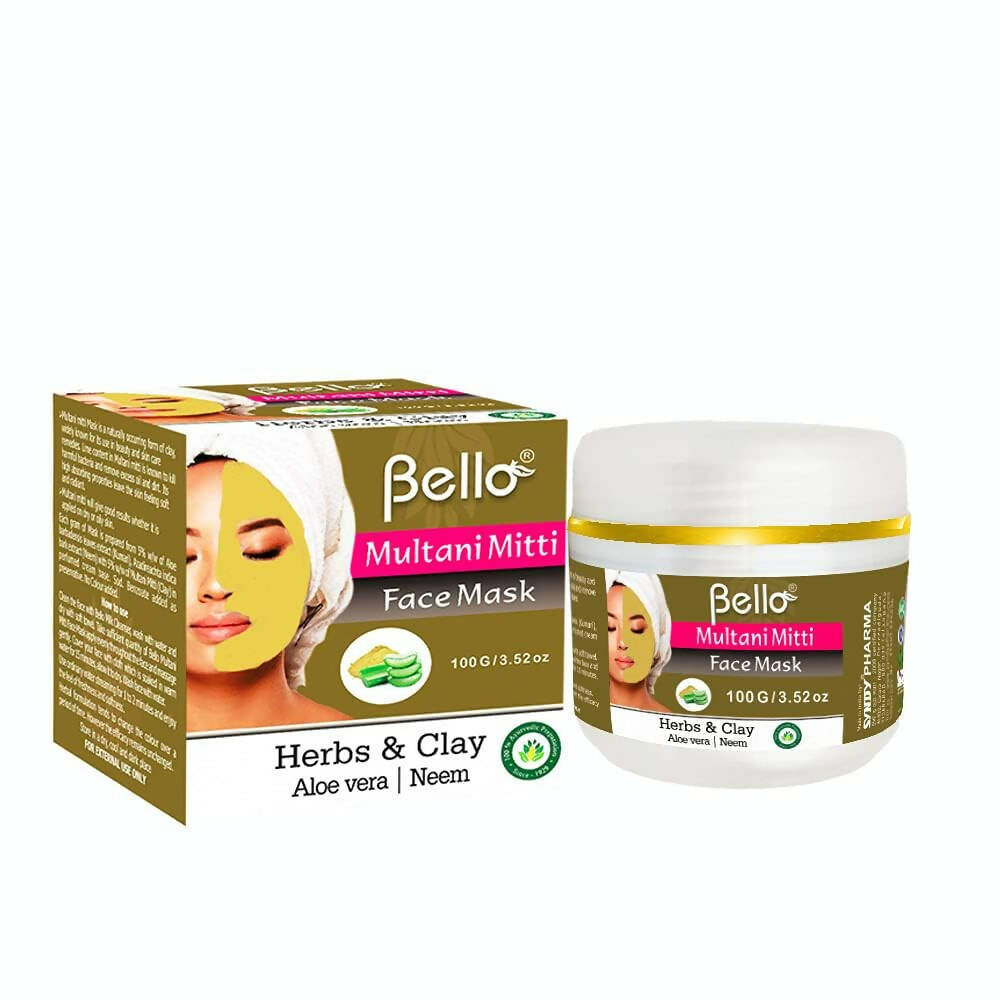 Bello Herbals Multani Mitti Face Mask - Distacart