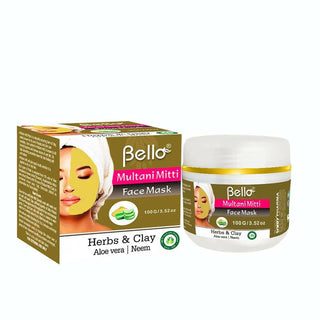 Bello Herbals Multani Mitti Face Mask - Distacart