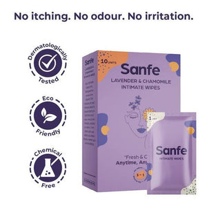 Sanfe 3 In 1 Intimate Wipes