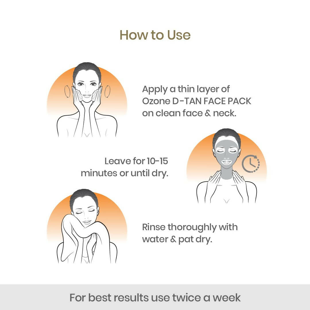 Ozone D-Tan Face Pack - Distacart