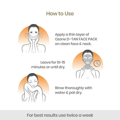 Ozone D-Tan Face Pack - Distacart