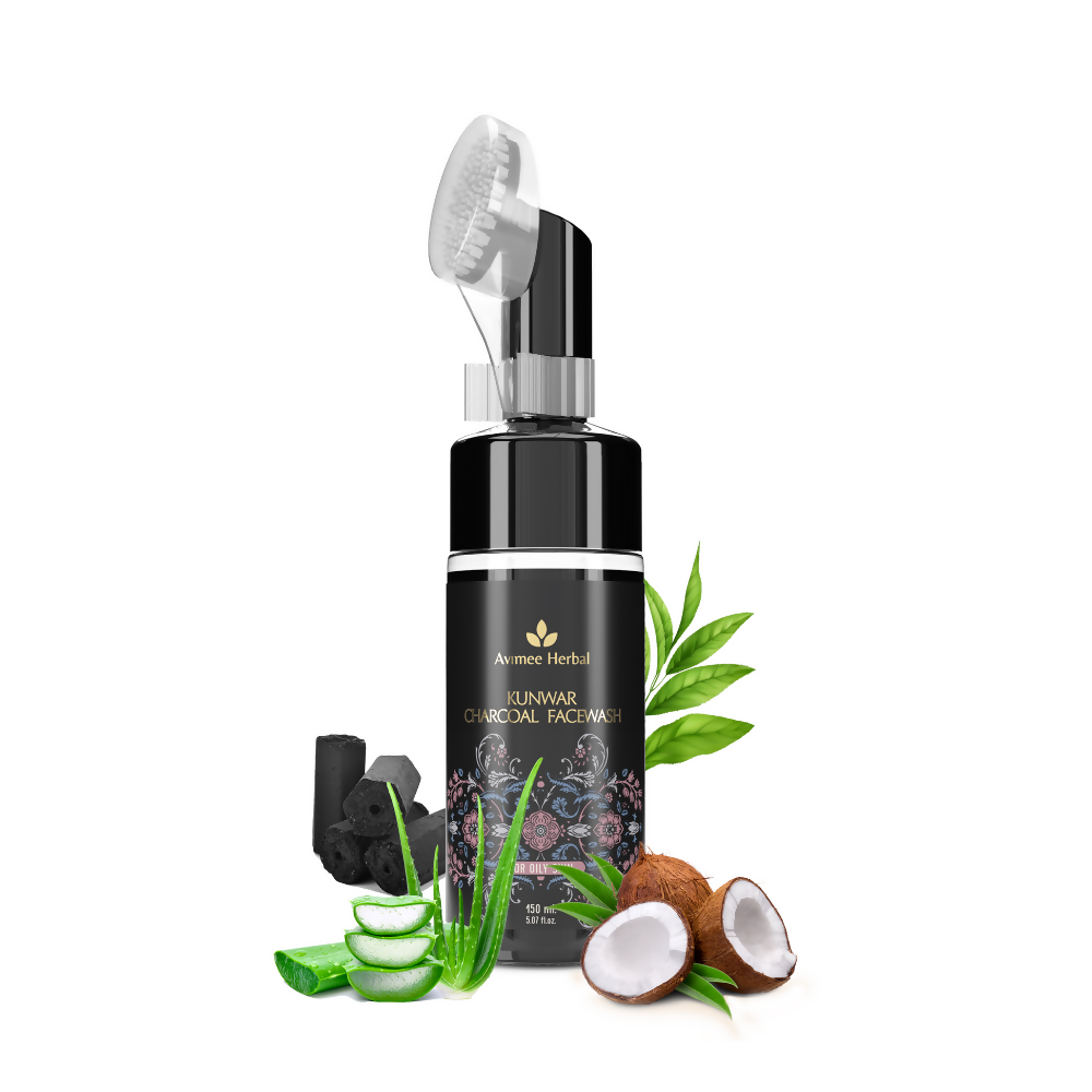 Avimee Herbal Kunwar Charcoal Facewash - Distacart