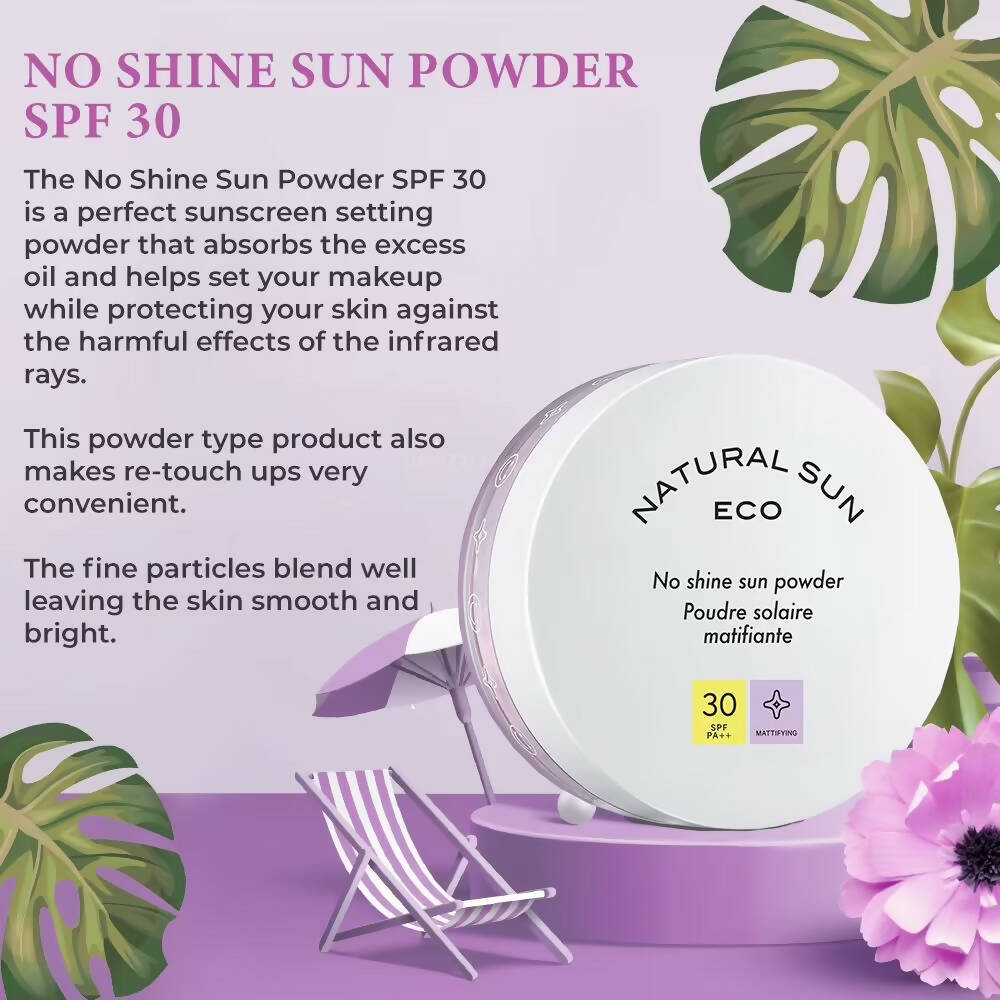 The Face Shop Natural Sun Eco No Shine Sun Powder SPF 30 - Distacart