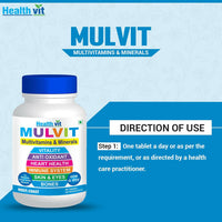 Thumbnail for Healthvit Mulvit Multivitamins and Minerals Tablets - Distacart