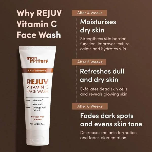 Man Matters Rejuv Vitamin C Face Wash for Men