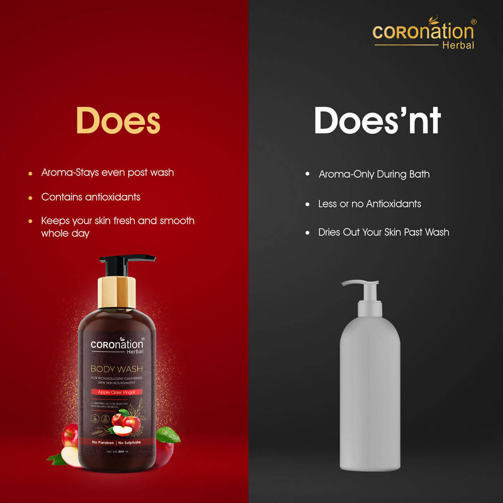 Coronation Herbal Apple Cider Vinegar Body Wash - Distacart