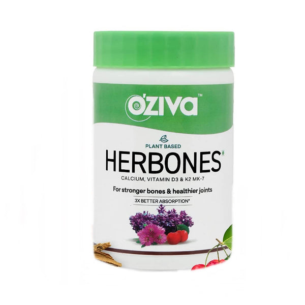 OZiva Plant Based HerBones Capsules - Distacart