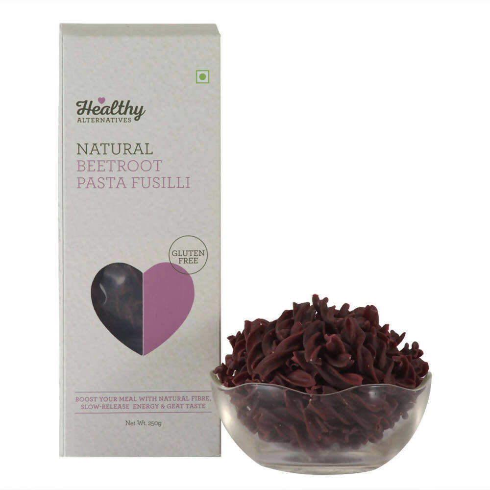 Healthy Alternatives Natural Beetroot Pasta Fusilli - Distacart