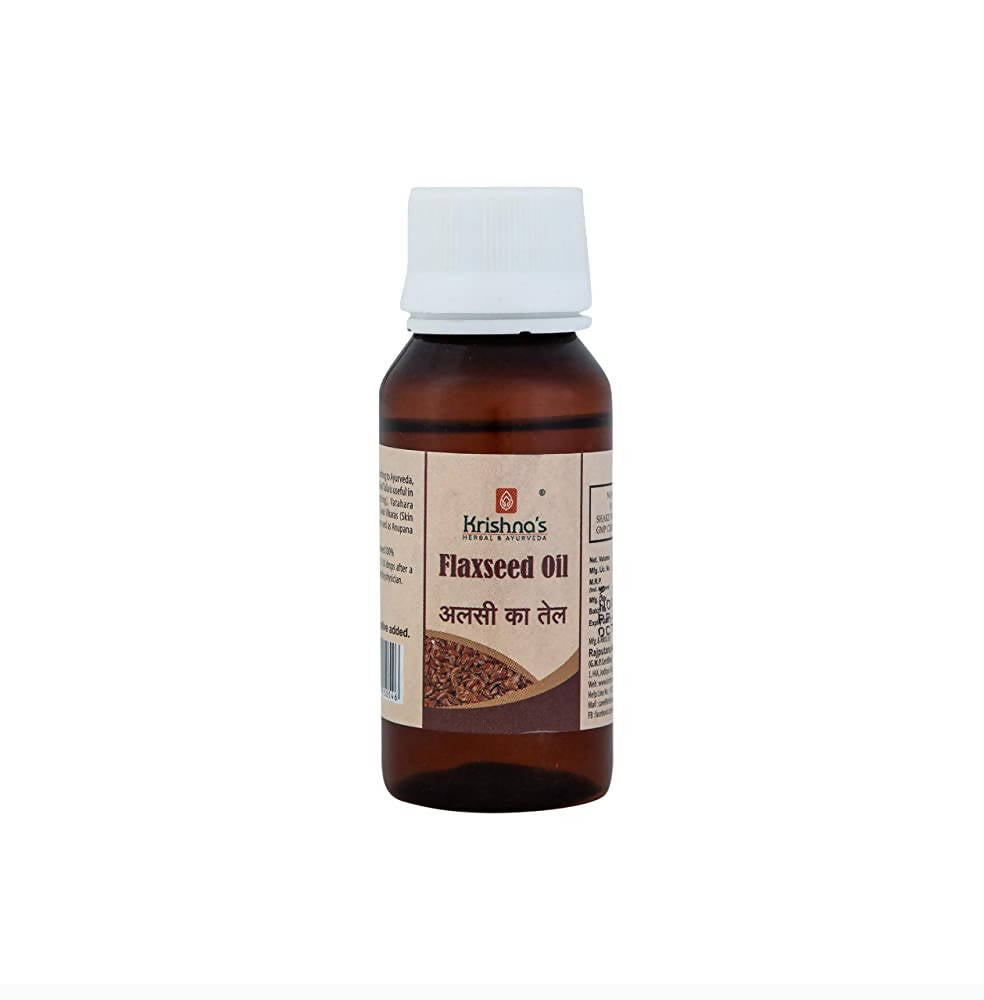 Krishna's Herbal & Ayurveda Flaxseed Oil