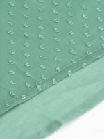 Thumbnail for Janasya Green Solid Dobby Weave Kurta - Distacart