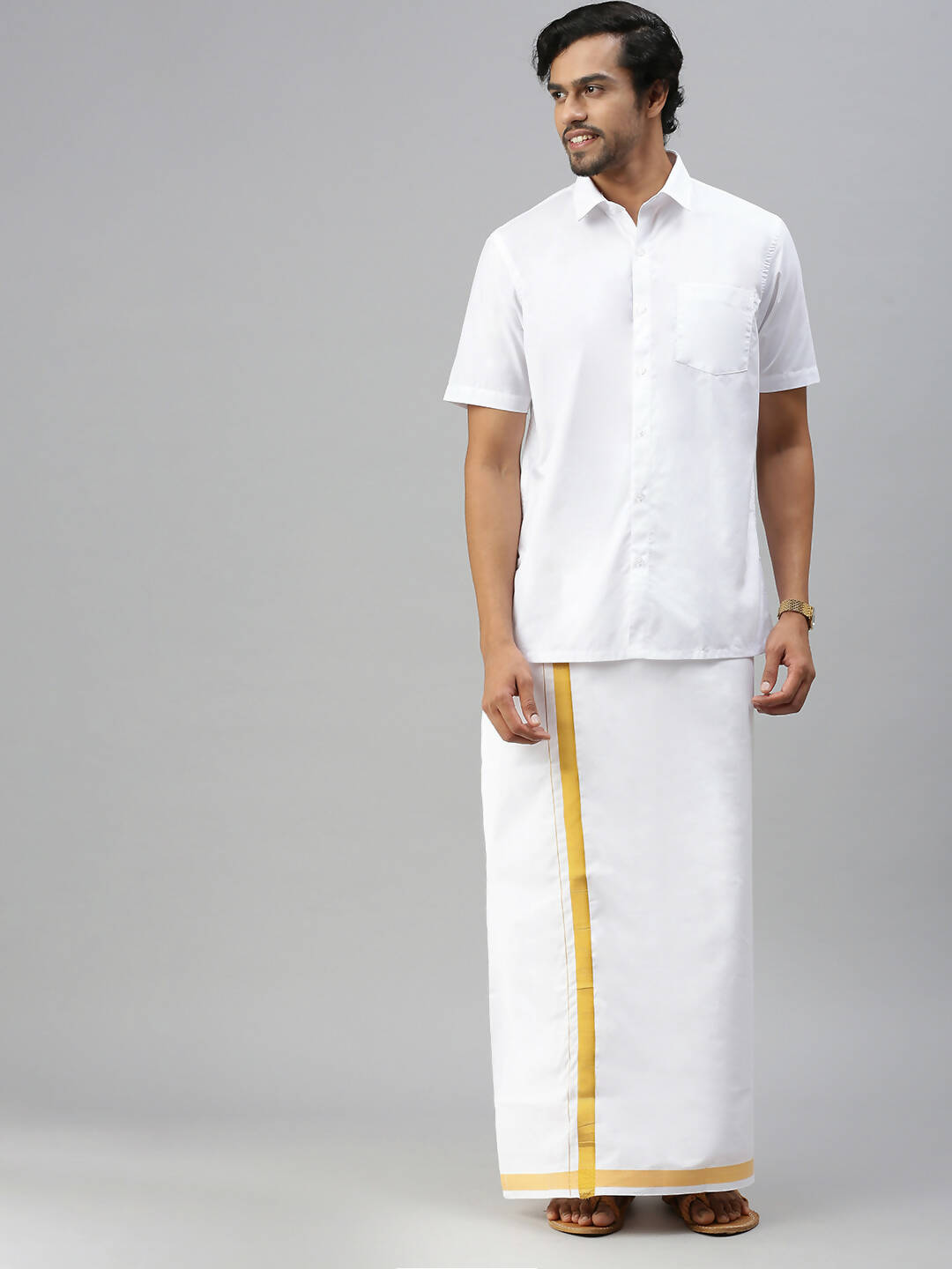 Buy Ramraj Cotton Mens Half Sleeve White Shirt Plus Size - Soft