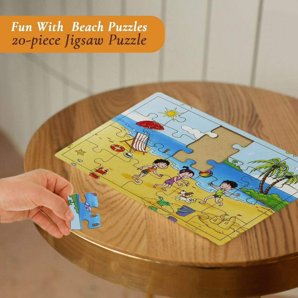 Matoyi Jigsaw Puzzles For Kids: Beach And Marine - Distacart