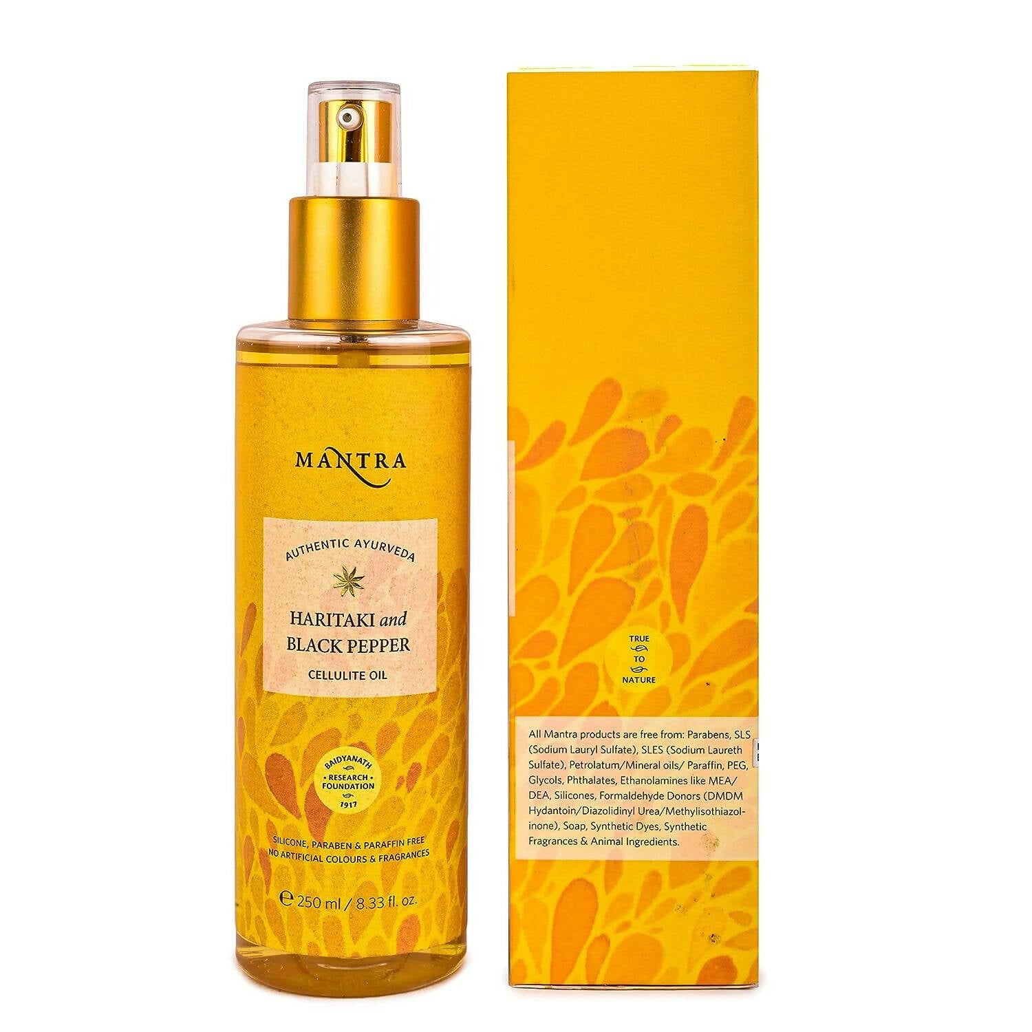 Mantra Herbal Haritaki and Black Pepper Cellulite Oil - Distacart