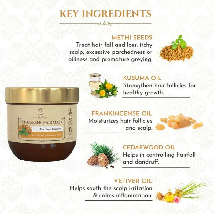 Khadi Essentials Fenugreek Hair Mask - Distacart