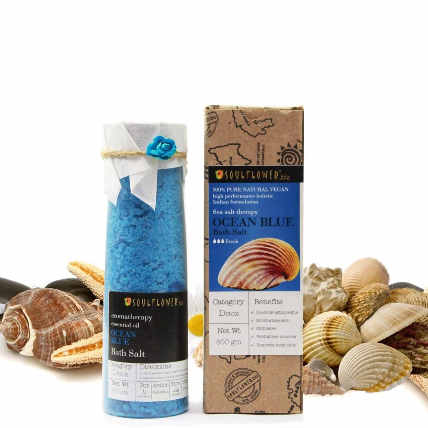 Aromatherapy Essential Oil Ocean Blue Bath Salt