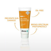 Thumbnail for The Derma Co Ultra Matte Sunscreen Gel for Broad Spectrum Protection