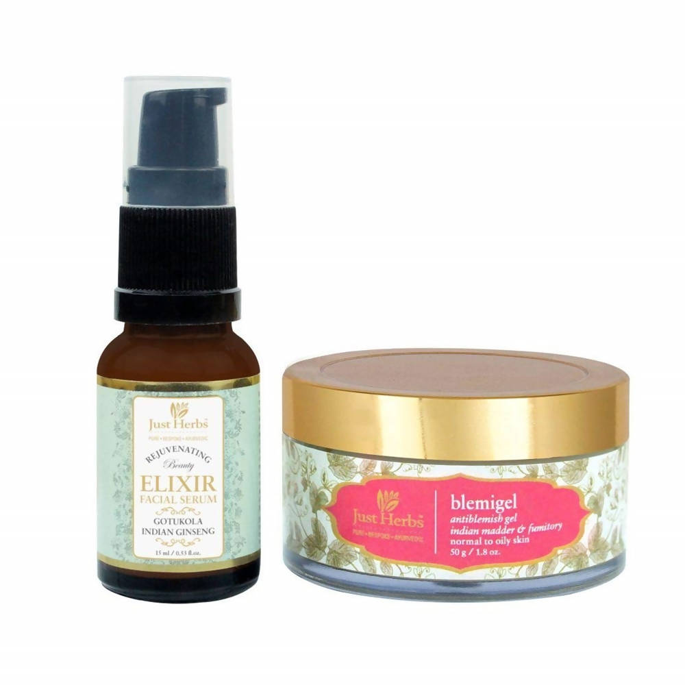 Just Herbs Blemish-control Nigh Kit - Oily / Combination Skin Combo