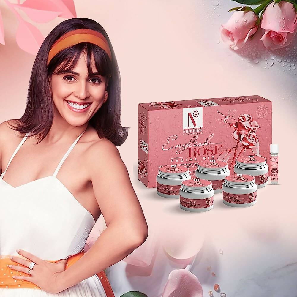 NutriGlow Natural’s English Rose Facial Kit - Distacart