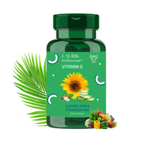 Thumbnail for Laurik Plant Based Natural Vit-E Tablets For Glowing Skin & Health Care With Sunflower Oil, Aloe Vera Oil & Argan Oil - Distacart