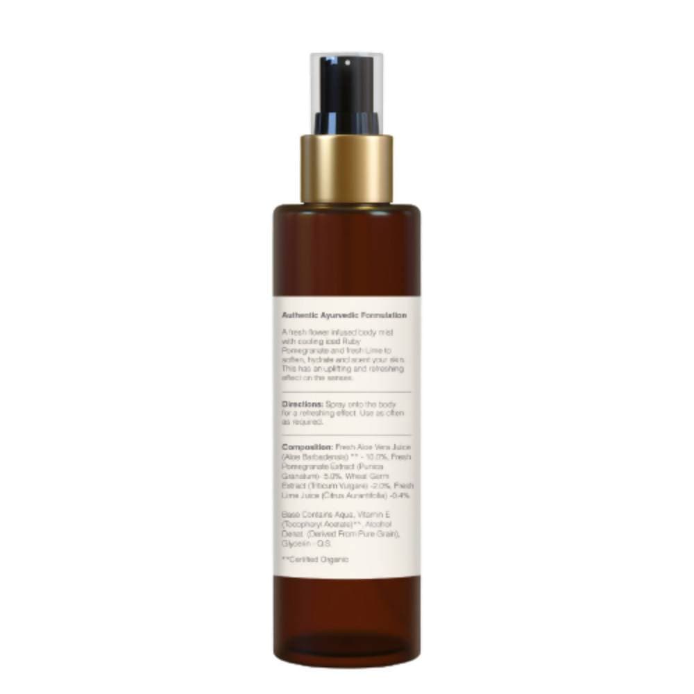 Forest Essentials Body Mist Iced Pomegranate & Kerala Lime - Distacart