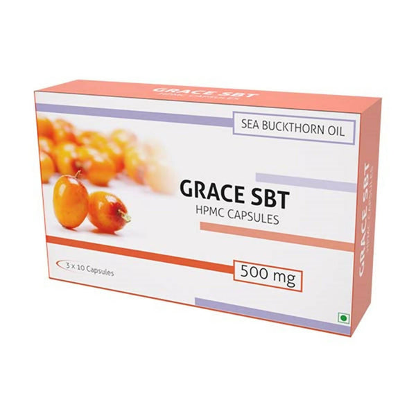 Nutra Grace Sea Buckthorn Oil (SBT) Capsules - Distacart