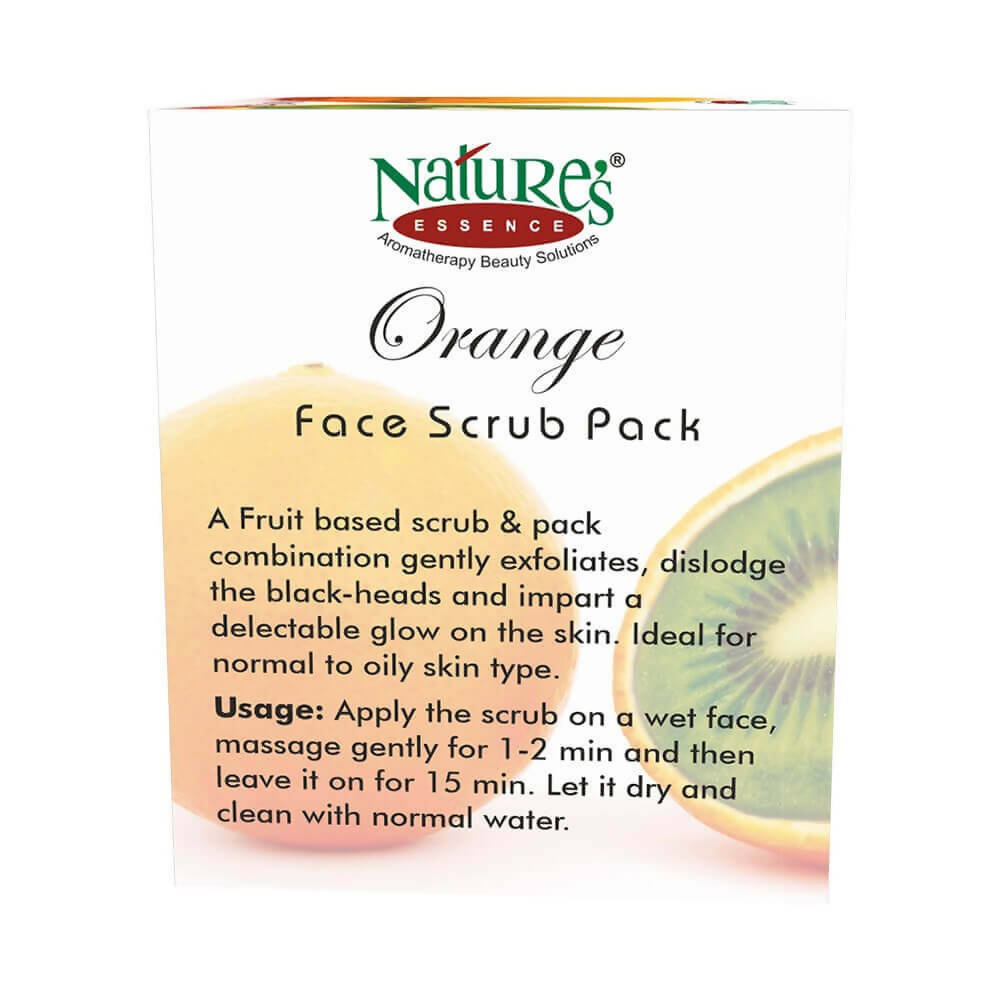 Nature's Essence Orange Face Scrub Pack - Distacart
