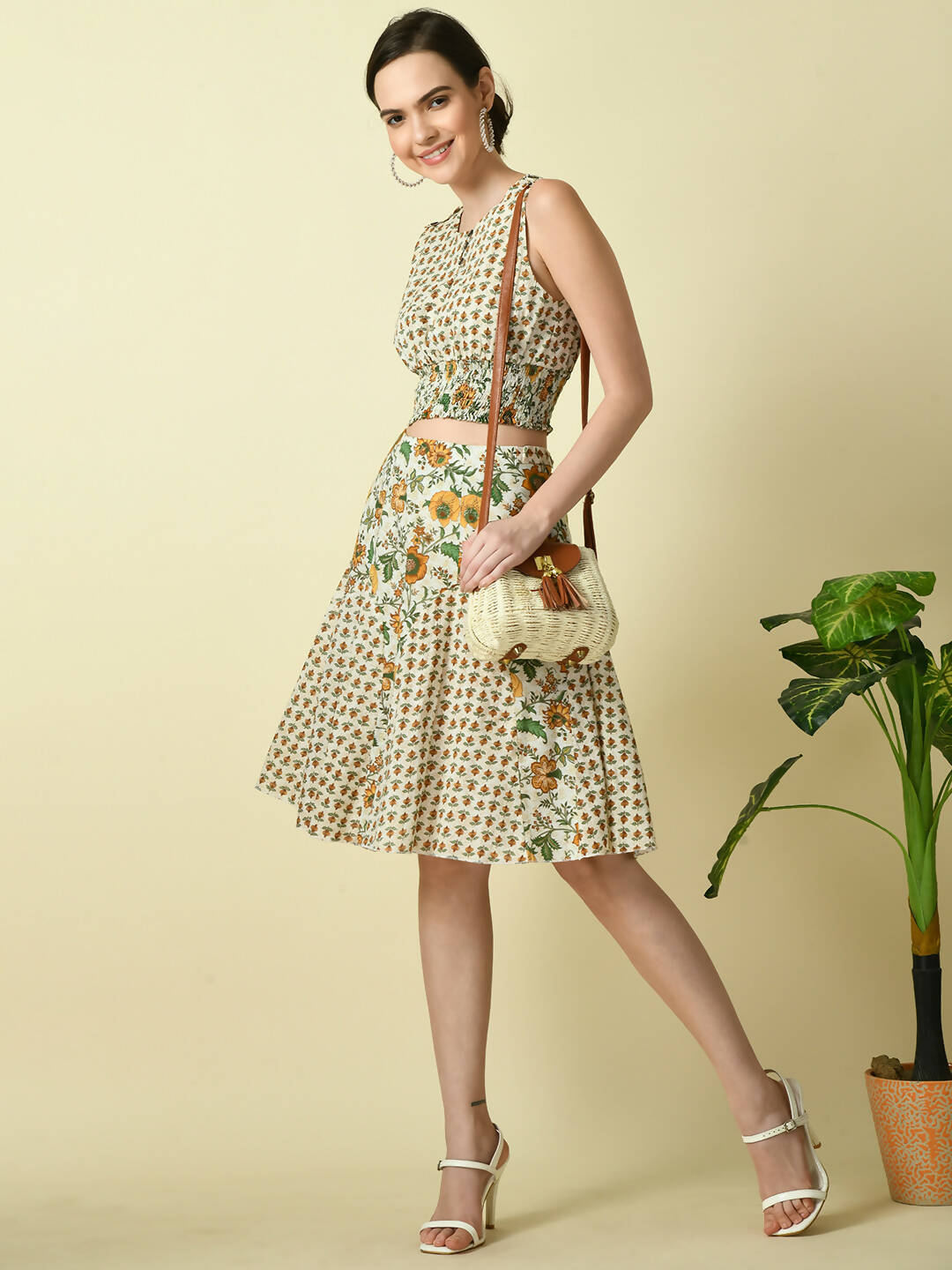 Myshka Women's Multi Floral Printed Top - Distacart