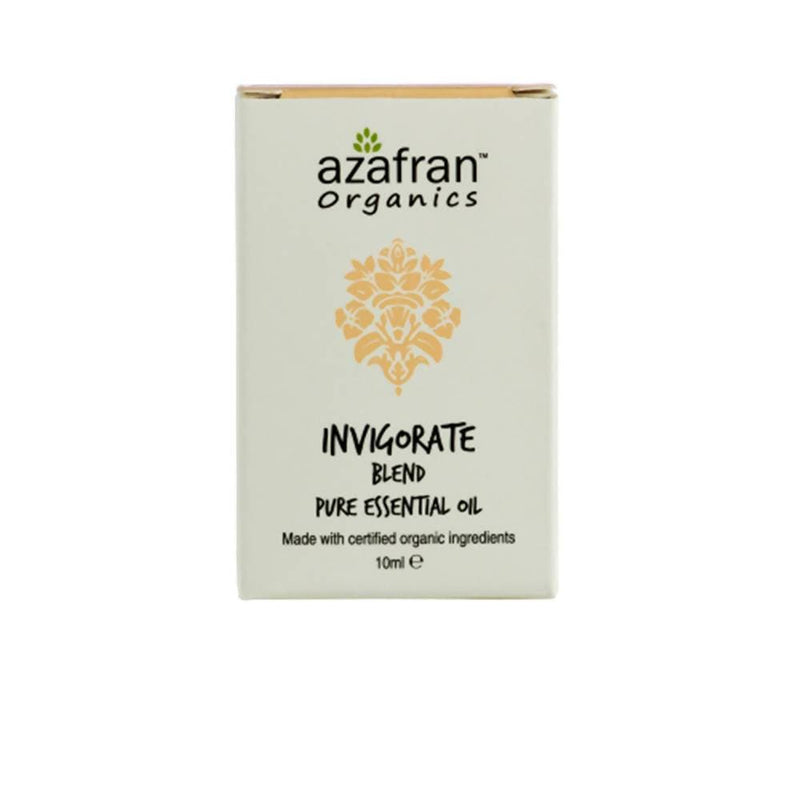 Azafran Organics Invigorate Blend Pure Essential Oil - Distacart
