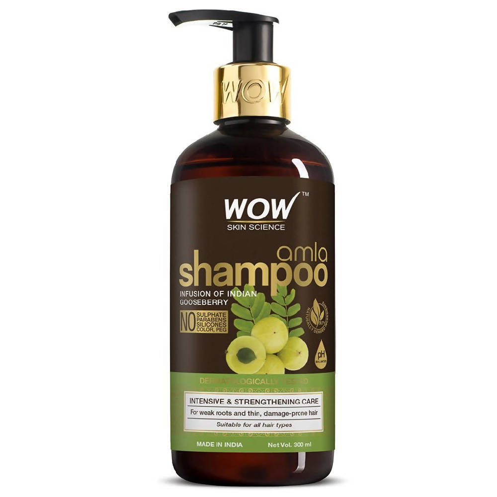 Wow Skin Science Amla Shampoo - Distacart