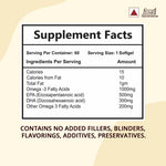 Thumbnail for Mountainor Triple Strength Omega-3 Fish Oil Softgels - Distacart