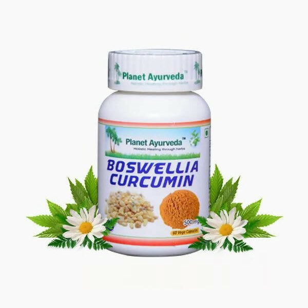 Planet Ayurveda Boswellia Curcumin Capsules - Distacart