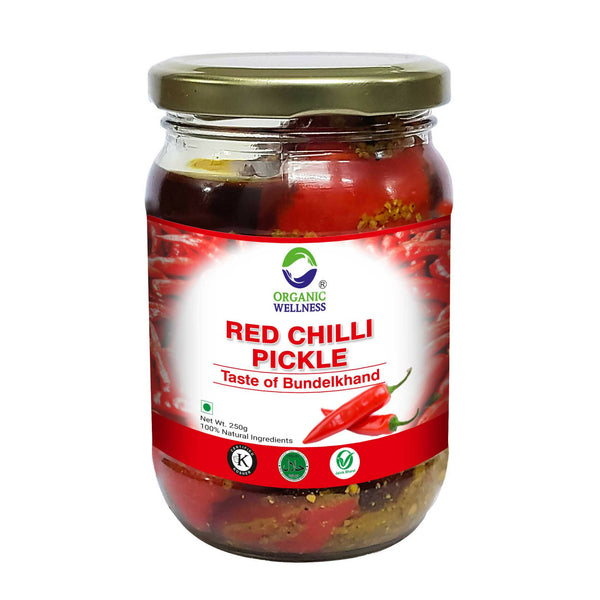 Organic Wellness Red Chilli Pickle - Distacart