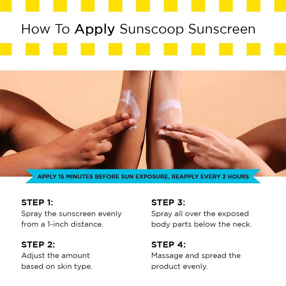 Sun Scoop Fluid Body Sunscreen SPF 60 - Distacart