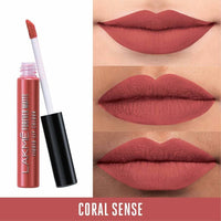 Thumbnail for Lakme Forever Matte Liquid Lip Colour - Coral Sense