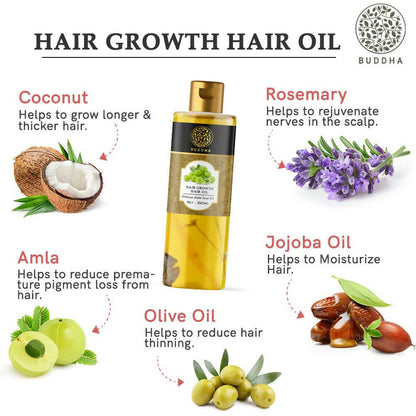 Buddha Natural Hair Oil For Fast Growth - Distacart