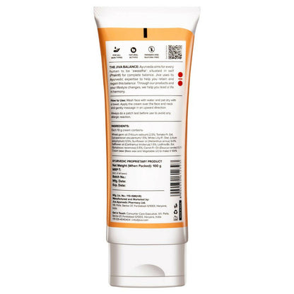 Jiva Ayurveda Carrot Face Cream - Distacart