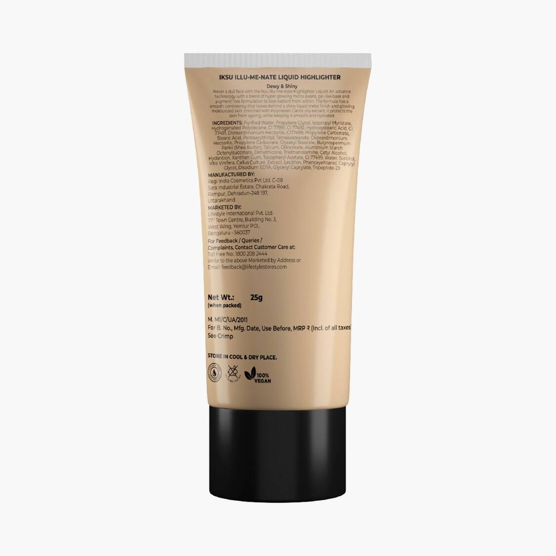 IKSU Illu-Me-Nate Liquid Highlighter - Nude - Distacart