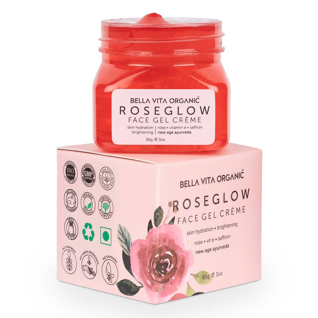 Bella Vita Organic Rose Glow Face Gel Creme